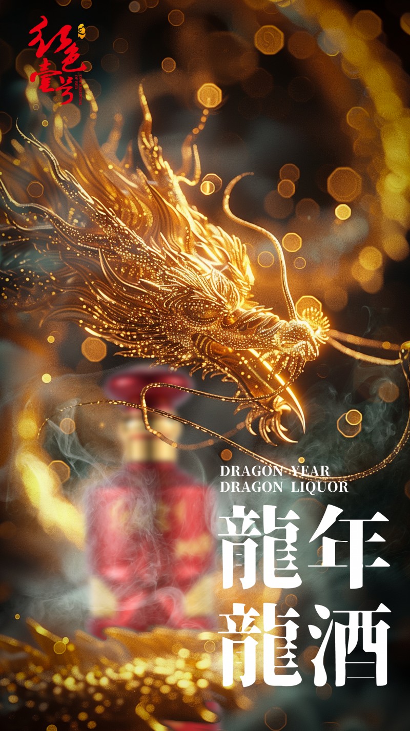 FB體育 FB體育平臺紅色壹號甲辰龍年生肖酒上市 講述醬香傳奇品味之旅(圖1)