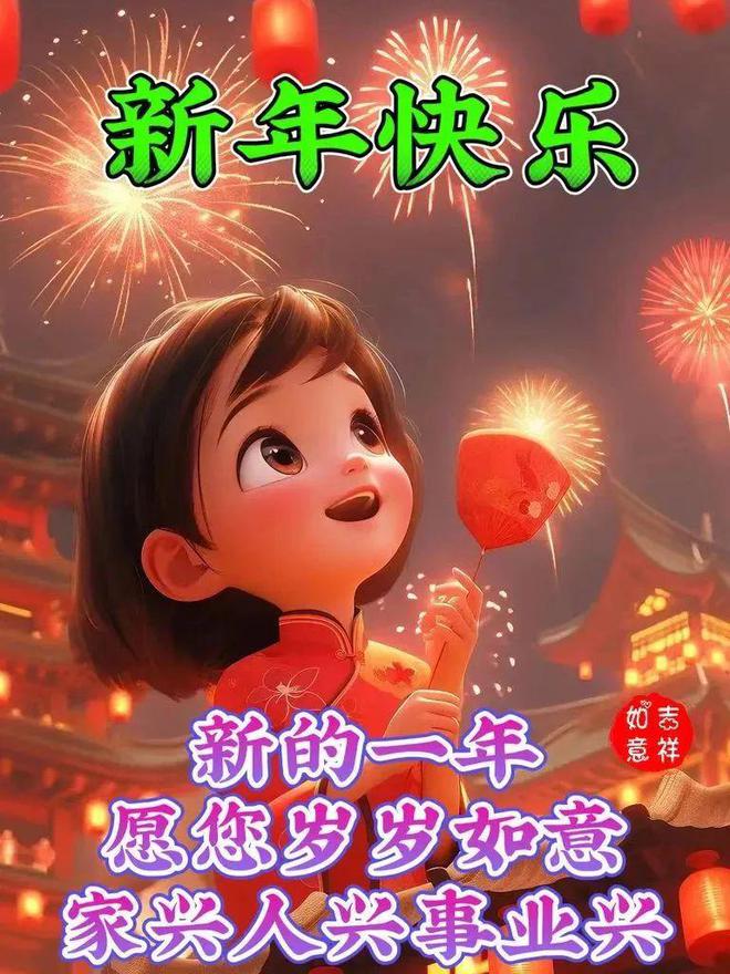2月10日春節快樂今日大年初一龍年春節快樂祝福語圖片表情大全愿君新年吉祥安康FB體育 FB體育平臺愿君龍年大吉(圖9)